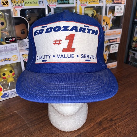 Ed Bozarth #1 Blue Hat - Picture 1 of 6